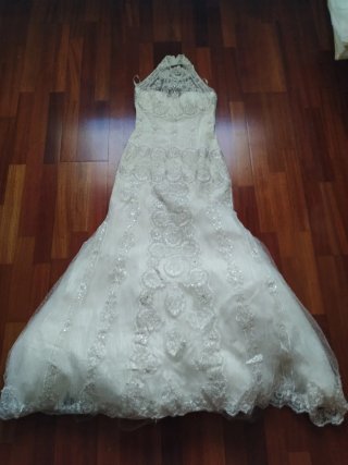 Vestido de Novia, Velo y Cancán