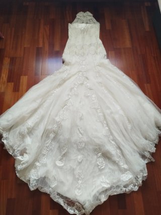Vestido de Novia, Velo y Cancán