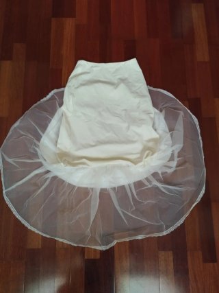 Vestido de Novia, Velo y Cancán