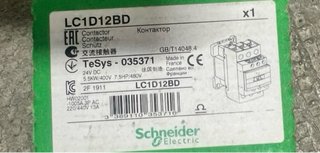 Contattore Schneider Electric TeSys LC1D12BD 24Vcc