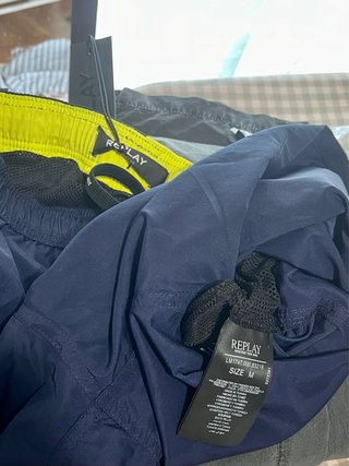 Bañador Replay Azul Hombre
