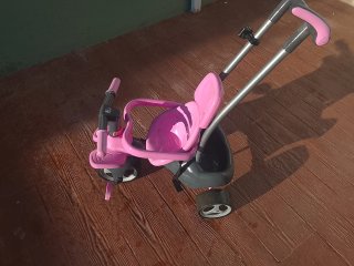 Triciclo Carro Infantil Rosa