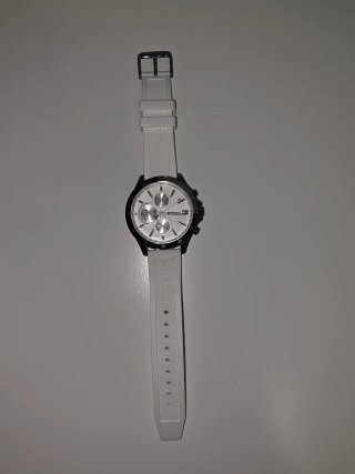Reloj Tommy Hilfiger Plata y Blanco
