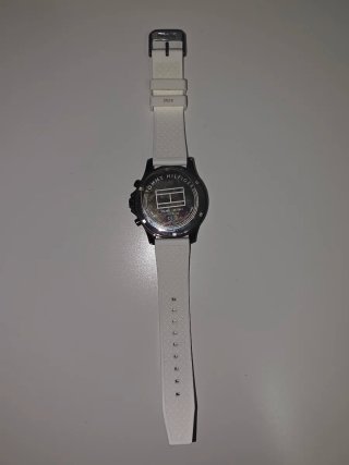 Reloj Tommy Hilfiger Plata y Blanco