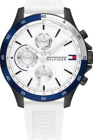 Reloj Tommy Hilfiger Plata y Blanco
