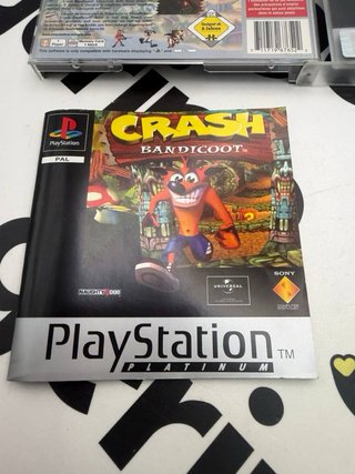 Crash Bandicoot 1 PS1 Platinum