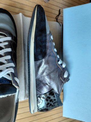 Scarpe Philippe Model Nero/Argento