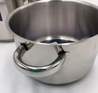 Set 5 Pentole Acciaio Inox Bavaria