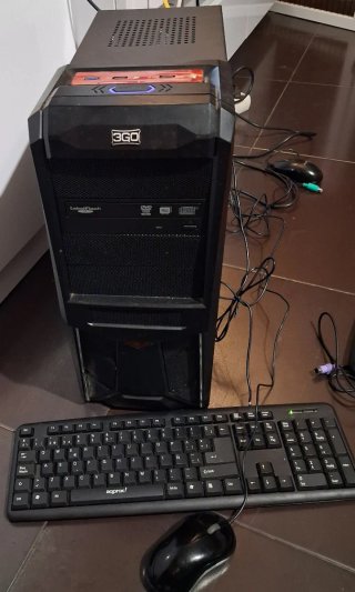 PC TORRE+MONITOR ASUS+TECLADO Y RATÓN