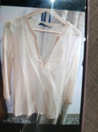 Camisa Zara Talla L Tachuelas Cobre