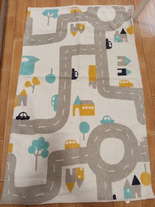 Alfombra infantil de tela para habitación