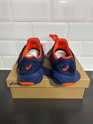Zapatillas Asics COURT FF 3 CLAY Azul/Naranja