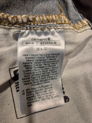Vaqueros Carhartt Rugged Flex Relaxed Fit (NUEVOS)