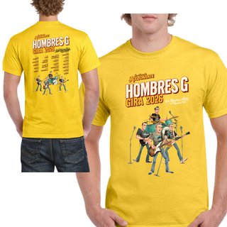 Camiseta Hombres G Gira 2026 Los Mejores Años...