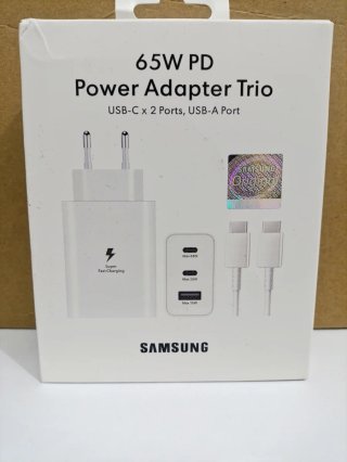 Cargador Samsung 65W Trio Con Cable