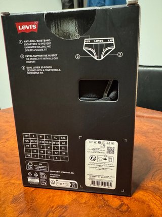 Levi’s 4 Pack Slips NUEVOS Precintados (Sin usar)