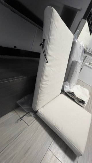 Funda y relleno cojín IKEA beige