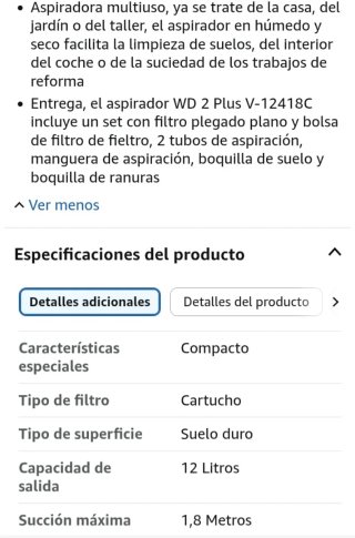 Aspiradora Karcher WD2 Plus