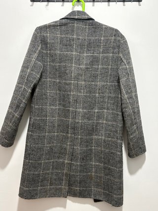Abrigo Zara cuadros Talla S