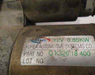 Motor arranque Kia OK32618400 Shuma II SPT 2634015