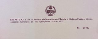 Lámina Filatélica 125 Aniv. Sello 1975 Nº 32 E