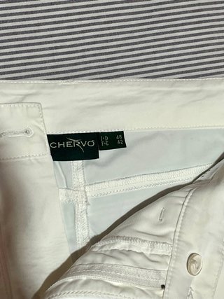 Pantalones Chervo Blancos Talla 42