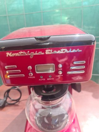 Cafetera Roja Nostalgia Electrics