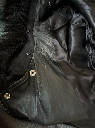 Abrigo Zara Negro
