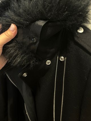 Abrigo Zara Negro