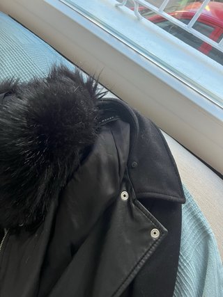 Abrigo Zara Negro