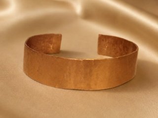 Bracciale artigianale in rame puro