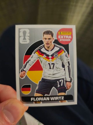 Cromo Florian Wirtz Panini Extra Mundial 2026