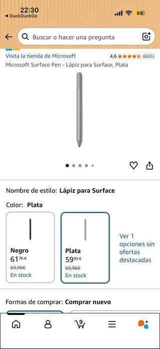 NUEVO Microsoft Pencil 1776 ( Lapiz Surface Pro )