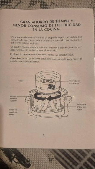 Horno Convector Eléctrico