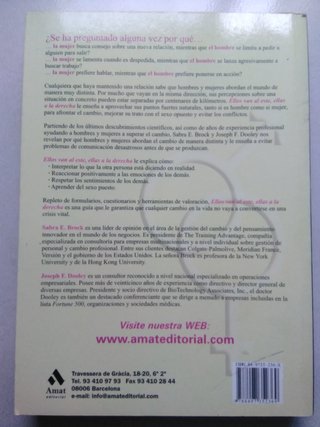 ELLOS VAN AL ESTE, ELLAS A LA DERECHA