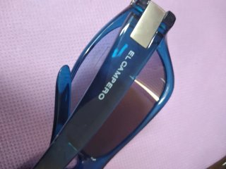 Set 2 Occhiali da Sole Blu e Marroni