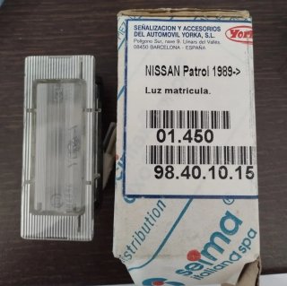 Luz matrícula Nissan Patrol (2 Uds).
