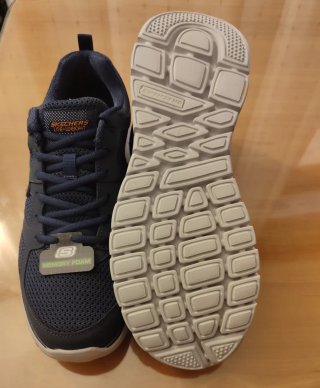 Zapatillas Skechers Hombre Talla 43 Azul Nuevas