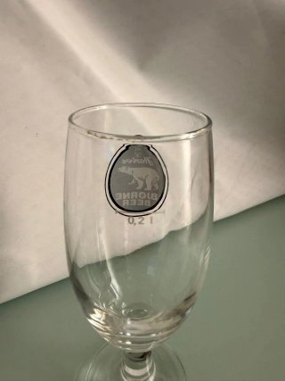 Bicchiere birra Harboe Bjørne Beer