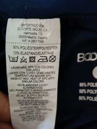Falda pantalón tenis/pádel Talla 38 azul marin/ros