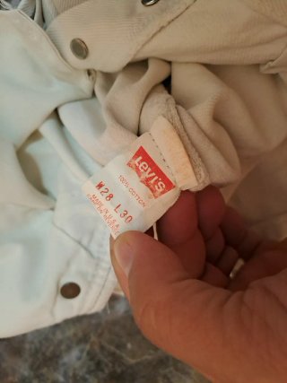 Levi's Shorts Blancos Mujer Talla S vintage