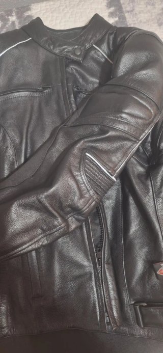 Chaqueta Moto Mujer Negra