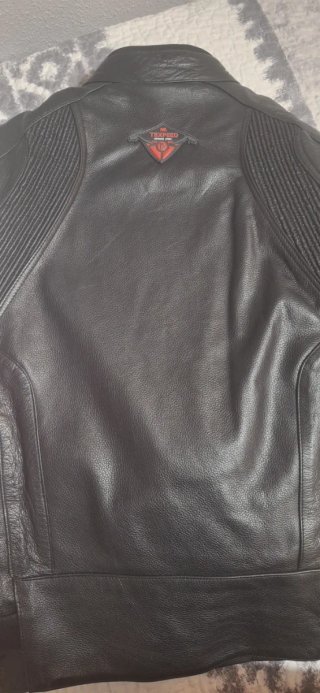 Chaqueta Moto Mujer Negra