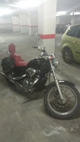 Honda Shadow 600cc Cruiser Negra. valida A2