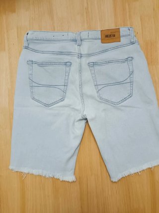 Pantalón corto Hollister W31 azul claro