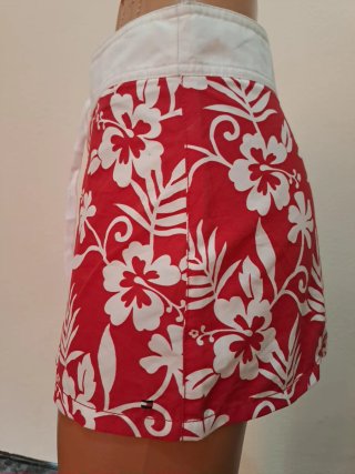 Falda Tommy Hilfiger Estampada Roja
