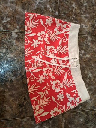 Falda Tommy Hilfiger Estampada Roja