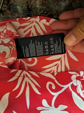 Falda Tommy Hilfiger Estampada Roja