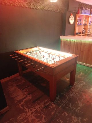 Futbolín de madera maciza VAL profesional