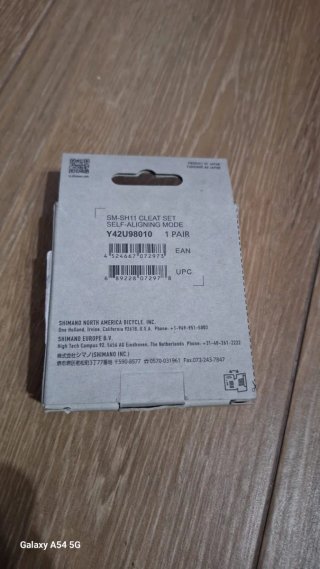 Calas Shimano SM-SH11 68 Giallo Bici